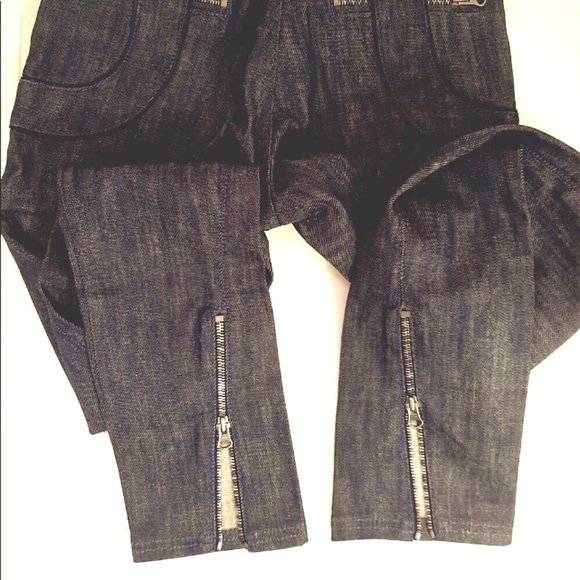 STELLA McCARTNEY EXCLUSIVE FOR H&M. Skinny jeans with F/B pockets, zip bottom - Picture 3 of 7